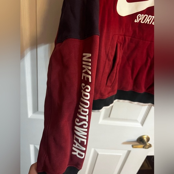 Nike Burgundy Sportswear Jacket - Picture 6 of 7